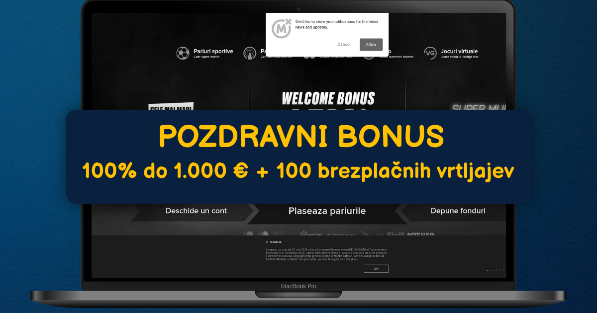 Mozzart Casino banner